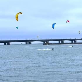 Kitesurfing i Storebælt